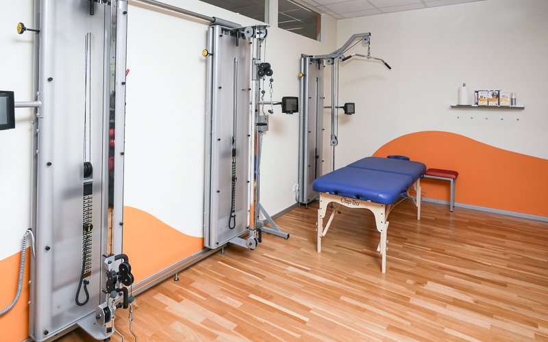 Fitnessbereich 2 - Speziell für medizinische Rückendiagnostik