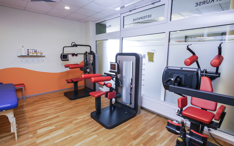 Fitnessbereich 2 - Speziell für medizinische Rückendiagnostik